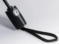 Paraguas plegable de RPET Krastony automático Ø 120 cm de pongee 190T RPET, detalle 3