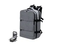 Mochila de viaje cabina RPET Myriax 300D 17 pulgadas de poliéster 300D RPET, vista frontal