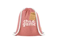 Mochila de cuerdas algodón reciclado Ashara 120 g 4 kg de algodón reciclado 120 g/ m2, vista lateral
