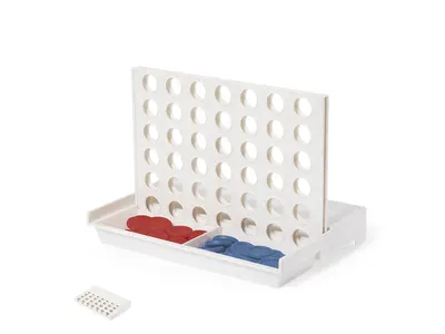 Juego de 4 en raya de caña de trigo plegable personalizable
