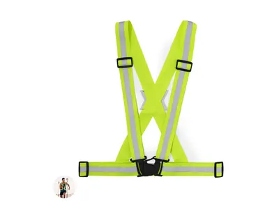 Chaleco reflectante amarillo EN Elisian 17353 personalizable
