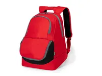 Mochila deporte de RPET Storil 600D bolsillo con rejilla de poliéster 600D RPET, vista lateral