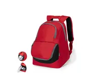 Mochila deporte de RPET Storil 600D bolsillo con rejilla de poliéster 600D RPET, vista frontal