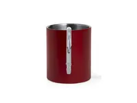 Taza de acero reciclado Lecrer 300 ml con mosquetón de acero inox reciclado, detalle 3