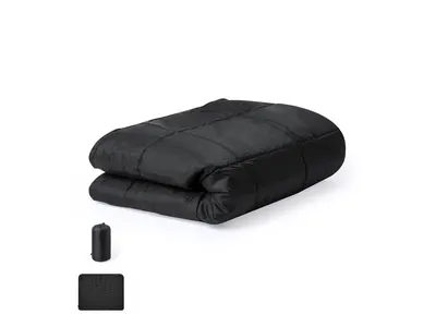Manta de picnic RPET 120 × 150 cm con funda personalizable