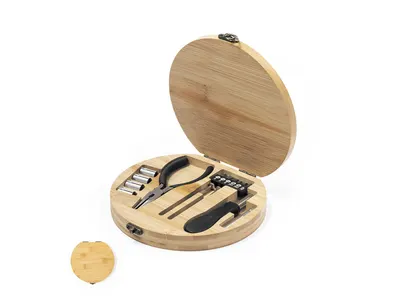 Set Rosen de 15 herramientas en caja de bambú personalizable