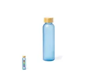Botella de cristal Vantex 500 ml para sublimación de cristal/ bambú, vista frontal