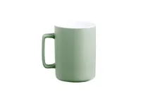 Taza de cerámica Kubaya 420 ml asa cuadrada de cerámica, vista lateral