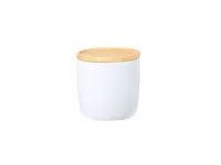 Taza de cerámica Zenara 350 ml tapa de bambú posavasos de cerámica/ bambú, detalle 1