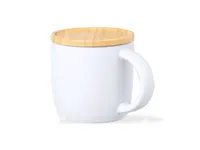 Taza de cerámica Zenara 350 ml tapa de bambú posavasos de cerámica/ bambú, detalle 5