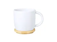 Taza de cerámica Zenara 350 ml tapa de bambú posavasos de cerámica/ bambú, detalle 6