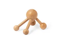 Masajeador de madera Avati con 4 bolas de madera, vista lateral
