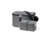 Nevera de RPET Glaxia 600D melange 5 l con aluminio de poliéster 600D RPET/ aluminio, vista lateral