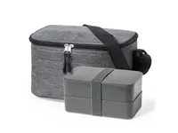 Nevera de RPET Glaxia 600D melange 5 l con aluminio de poliéster 600D RPET/ aluminio, vista frontal