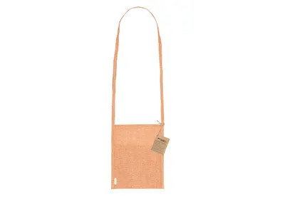 Bolsa portatodo de algodón reciclado Wisy 150 g con asa larga personalizable