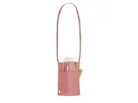 Bolsa portatodo de algodón reciclado Wisy 150 g con asa larga de algodón reciclado 150 g/ m2, vista lateral
