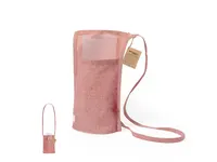 Bolsa portatodo de algodón reciclado Wisy 150 g con asa larga de algodón reciclado 150 g/ m2, vista frontal