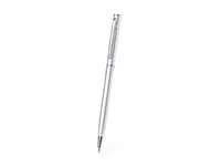 Bolígrafo de aluminio reciclado Reist giratorio de aluminio reciclado, vista lateral