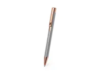 Bolígrafo de aluminio mate Raitox cobre pulsador jumbo de aluminio, vista lateral