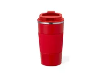 Vaso térmico de acero Drury 400 ml banda de silicona de acero inox, detalle 1