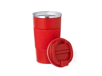 Vaso térmico de acero Drury 400 ml banda de silicona de acero inox, detalle 4