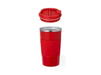Vaso térmico de acero Drury 400 ml banda de silicona de acero inox, detalle 5