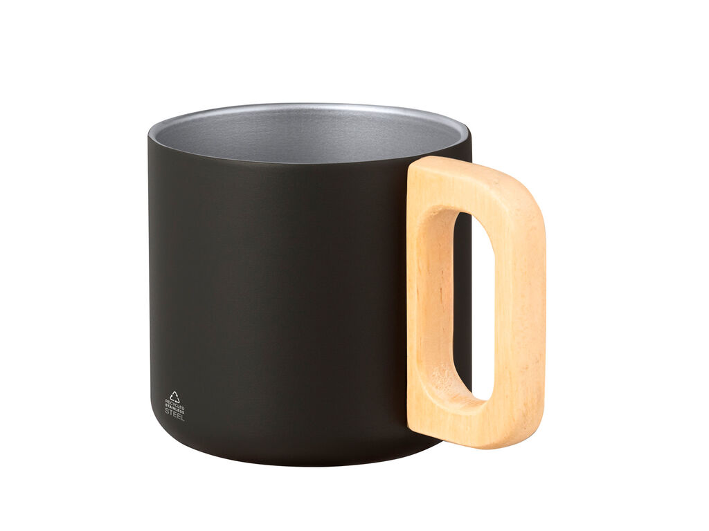 Taza Garfun en color negro