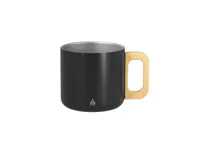 Taza de acero reciclado Garfun 400 ml asa de madera de acero inox reciclado/ madera, detalle 2