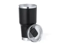 Vaso térmico de acero reciclado Tobey 600 ml de acero inox reciclado, vista lateral