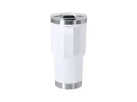Taza térmica reciclada Paster 600 ml con asa de acero inox reciclado, detalle 3
