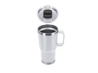 Taza térmica reciclada Paster 600 ml con asa de acero inox reciclado, detalle 5