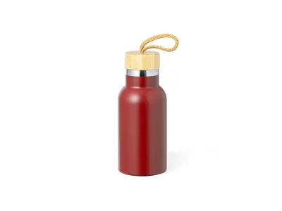 Botella térmica de acero Flazer 350 ml tapón bambú personalizable