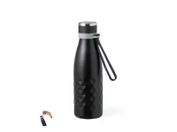 Botella térmica de acero Hexor 550 ml con asa silicona de acero inox, vista frontal