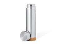 Termo de acero Dantek 470 ml base de corcho e infusor de acero inox/ corcho, vista lateral