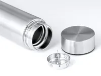 Termo de acero Dantek 470 ml base de corcho e infusor de acero inox/ corcho, detalle 1