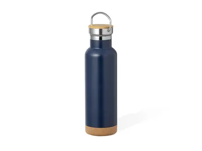 Botella térmica de acero Dixont 650 ml base de corcho personalizable