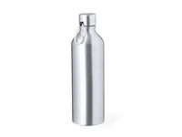 Bidón de aluminio reciclado Winex 800 ml con mosquetón de aluminio reciclado, vista lateral