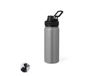 Botella térmica de acero Corvac 550 ml asa ajustable de acero inox, vista frontal