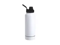 Botella térmica de acero Wankex 1 l con compartimento de acero inox, vista lateral