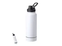 Botella térmica de acero Wankex 1 l con compartimento de acero inox, vista frontal