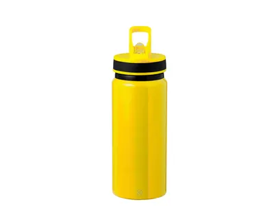Bidón de aluminio reciclado Nolde 680 ml con pajita personalizable