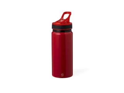 Bidón de aluminio reciclado Nolde 680 ml con pajita personalizable
