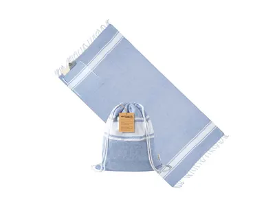 Pareo mochila de algodón reciclado Carey 170 g personalizable