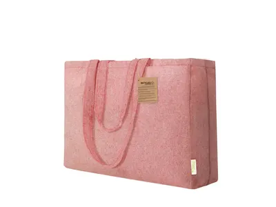 Bolsa de algodón reciclado Bonillo 220 g con fuelle personalizable