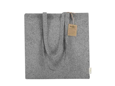 Bolsa de algodón reciclado Bestla 140 g con fuelle personalizable