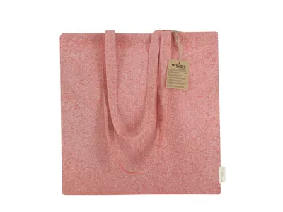 Bolsa de algodón reciclado Bestla 140 g con fuelle personalizable
