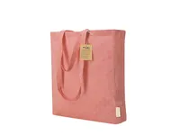 Bolsa de algodón reciclado Bestla 140 g con fuelle de algodón reciclado 140 g/ m2, detalle 1