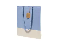 Bolsa de algodón reciclado Skadi 120 g resiste 8 kg de algodón reciclado 120 g/ m2, vista lateral