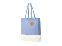 Bolsa de algodón reciclado Kauna 120 g con fuelle de algodón reciclado 120 g/ m2, detalle 1