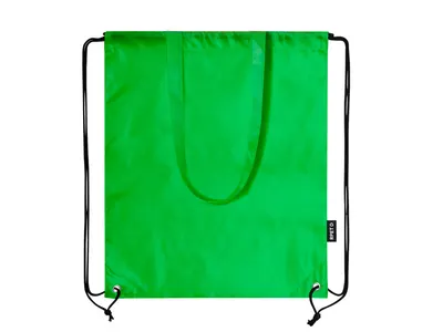 Bolsa mochila de cuerdas RPET Falyan 210T asas 70 cm personalizable